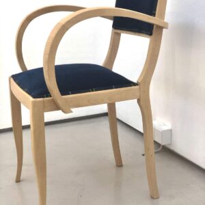 Bridge Chair Blue velvet