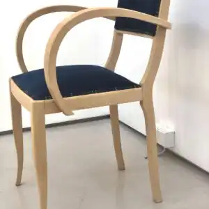 Bridge Chair Blue velvet