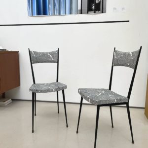 Vintage minimalist Chairs by Colette Gueden