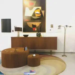 Vintage Long Teak Sideboard