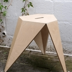 Wooden stool