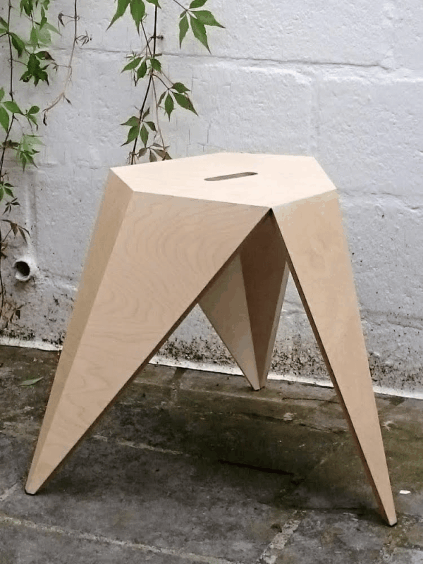 Wooden stool