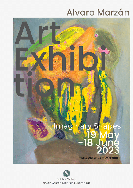 Poster Alvaro Marzan exhibition