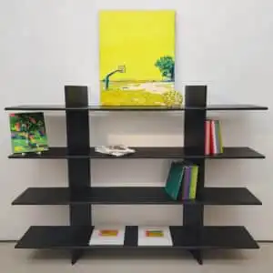 Large wooden shelf by Subtile x Dorian