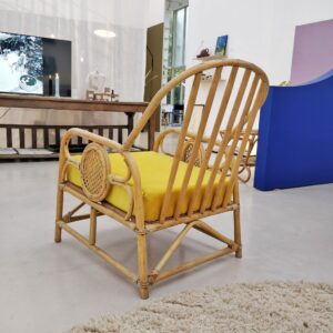 Pair of rattan chairs (circa 1950s) - Image 3