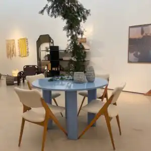 Set of four beech chairs by G.Guermonprez (circa 1950)