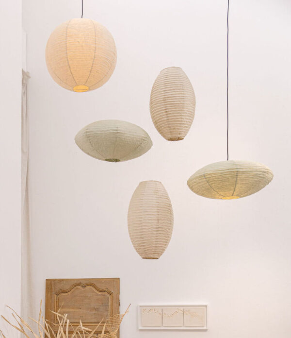 Paper lamp suspensions shade