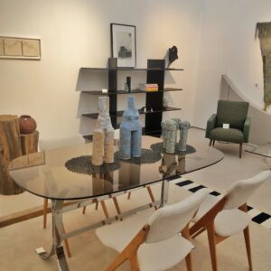 Vintage Glass Dining Table (1970)