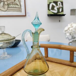 Rare Vintage Glass Liquor George Sand Decanter