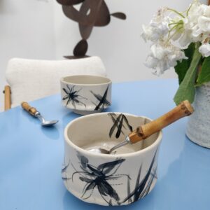 Handmade ceramic matcha cup - by Cathy Deprez