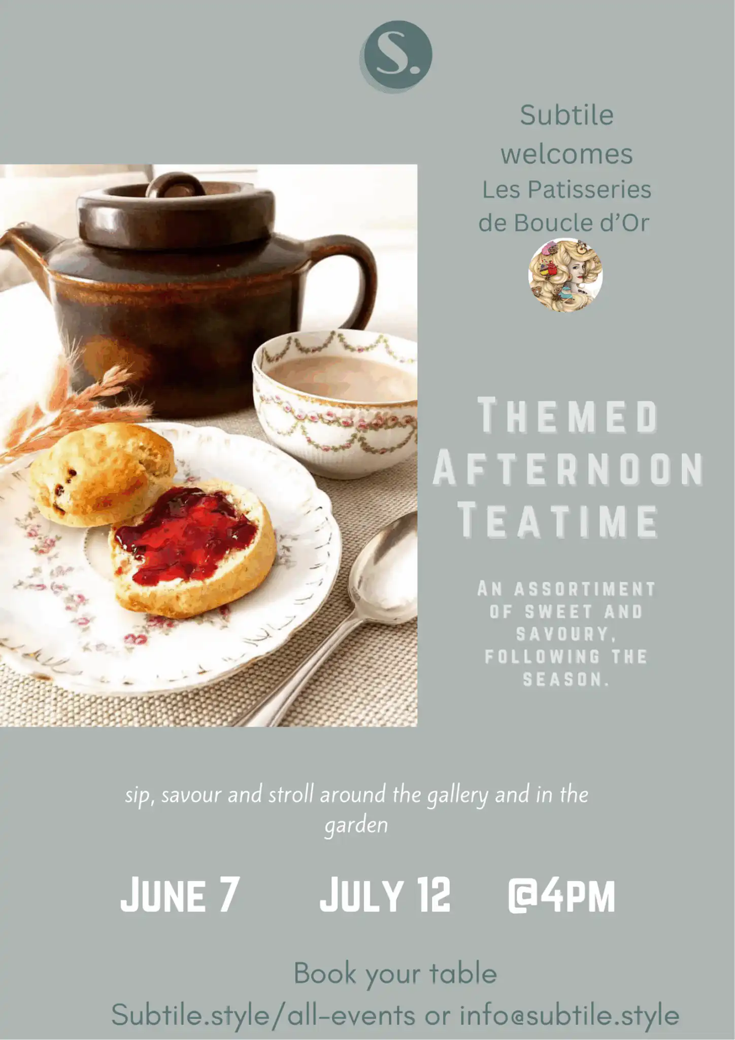 The Art of Teatime – Where Elegance Meets Taste - 7/07 & 12/07