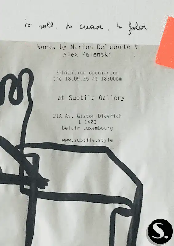 poster exhibition Marion & Alex