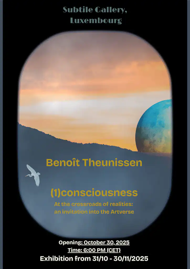 (1)consciousness by Benoit Theunissen - 30/10 - 30/11/2025