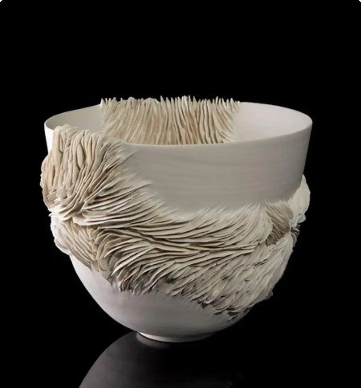 Paper porcelain ceramic